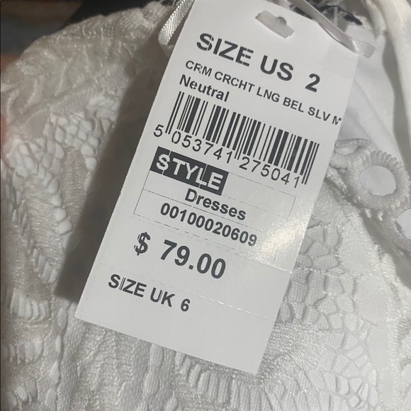 White Cocktail Dress - Picture 4 of 4